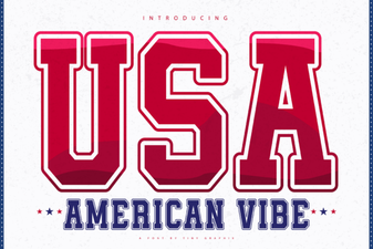 American Vibe Font: Bold, Retro-Inspired Design Tool