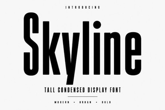 Skyline Font: Bold Design Ideas for Creative Projects
