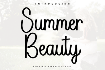 Summer Beauty Font: Creative Design Ideas