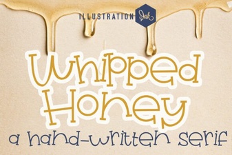 Whipped Honey Family Font: Playful & Versatile Design