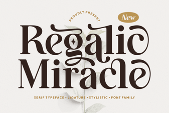 Regalic Miracle Font: Creative Design Inspiration